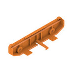 Weidmuller End plate, orange, 27.2mm